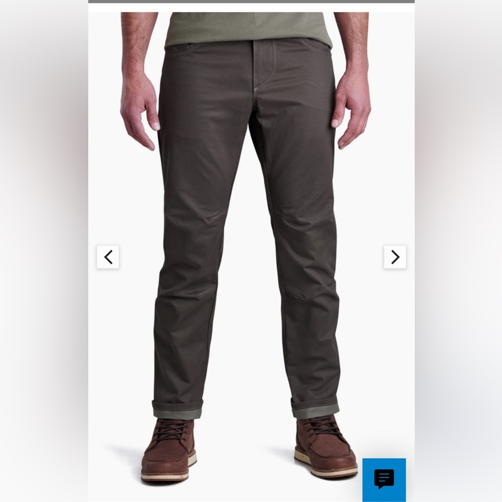 Men’s Kuhl Free Rydr Twill pant in Black | size 34x36 hardly worn.